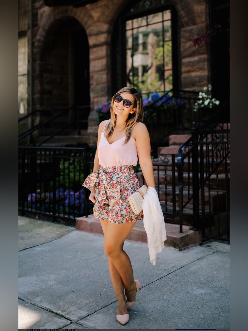 J.Crew Tie Waist Floral Shorts Size 4 in Multicolor